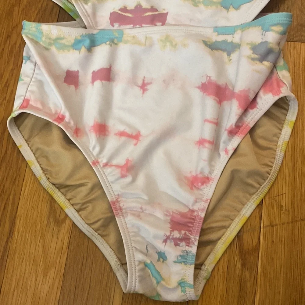 Old Navy Girls Tie Dye One Piece Swimsuit Size L